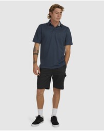 Quiksilver - Mens Waterman Water Short Sleeve Polo Shirt