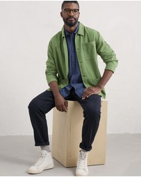 Seasalt - Seasalt Cornwall Blue Ayre Short Sleeve Shirt