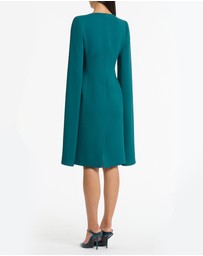 Carla Zampatti - Serpentine Crepe Lovero Midi Dress