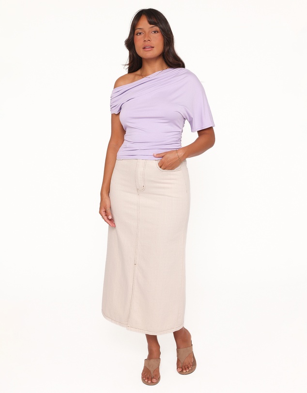 Petal & Pup - Grainne One Shoulder Top - Lilac