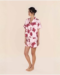 Gingerlilly - Freya Recycled Silky Satin Short Set