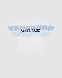 Santa Cruz - Screaming Mouth Mono Strip Fro Tee - Teens
