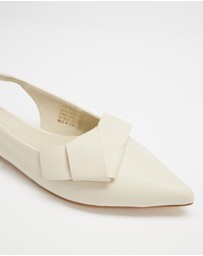 SPURR - Freya Sling Back Bow Flat - ONLINE EXCLUSIVE