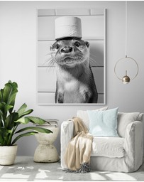 Inka Arthouse - Whimsical Otter Art Print