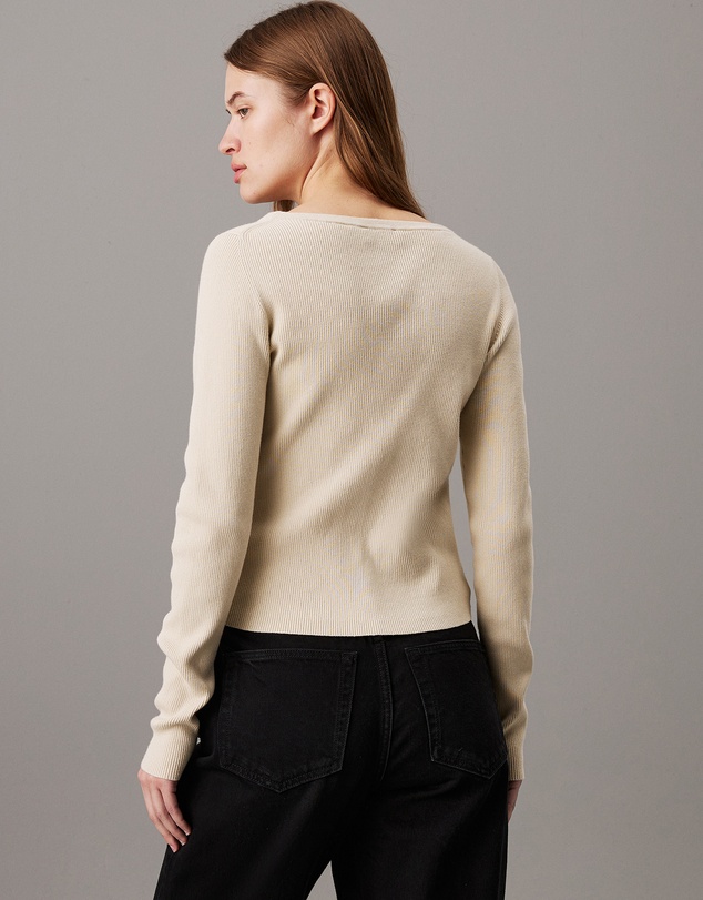 Calvin Klein Jeans - Slim Ribbed Cotton Cardigan