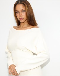 Dazie - Nori Slouchy Knit Dress