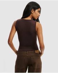 Cotton On - Hold Me Gathered V Tank