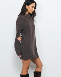 AERE - Neria Wool Blend Knit Dress