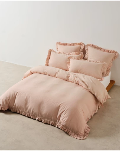 Linen House - Vintage Ruffle Quilt Cover Set