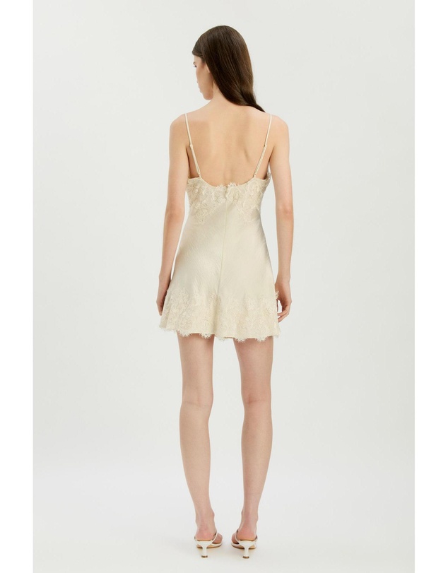 Bardot - Alerie Lace Satin Mini Dress