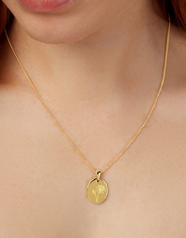 Pastiche - July Birth Flower Necklace