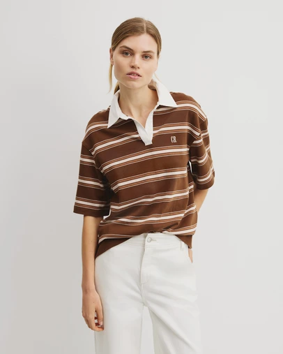 Country Road - Stripe Rugby Polo