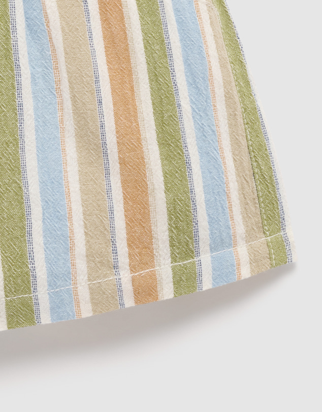 Purebaby - Striped Pull on Shorts-Kids-Babies