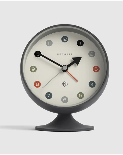 Newgate - Newgate Spheric Alarm Clock Blizzard Grey