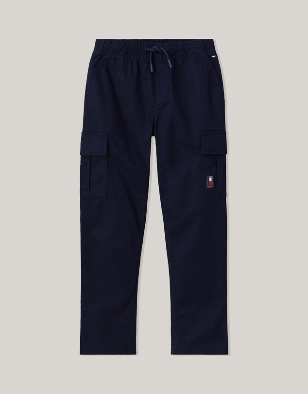 Tommy Hilfiger - Cargo Pull On Cotton Pants - Kids