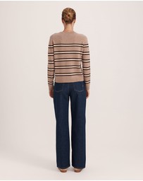 SABA - Nora Wool Cashmere Stripe Knit
