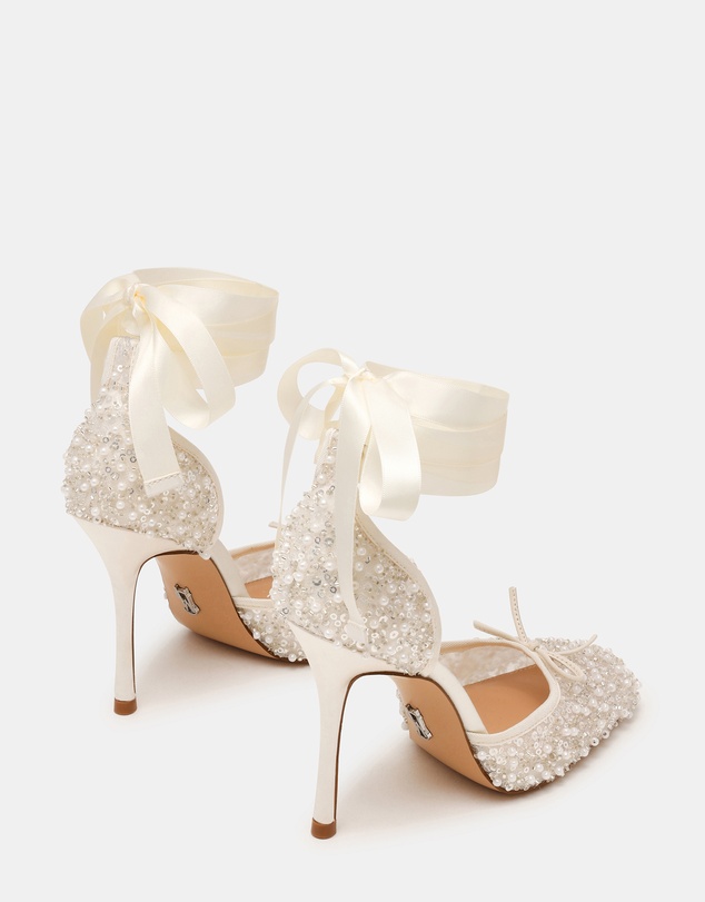 Steve Madden - Larina-Seq Ivory Heels