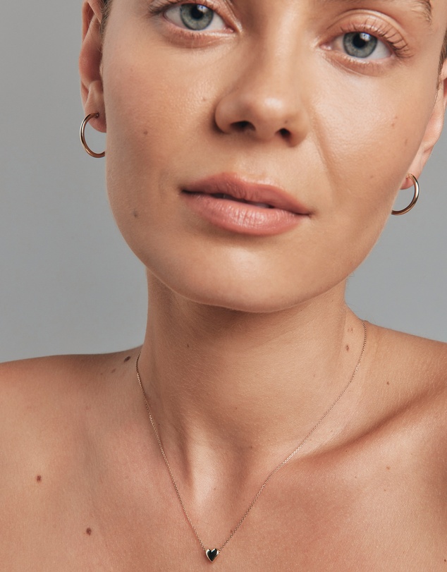 Michael Hill - Heart Slider Necklace in 10kt Yellow Gold