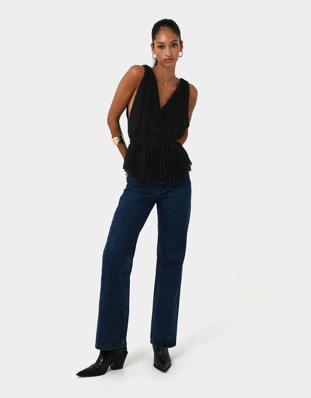 Forcast - Arina Pleated Top