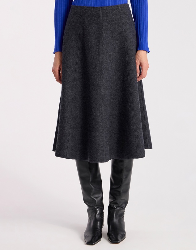 David Lawrence - Elvira Felted Wool Skirt