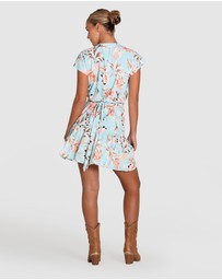 Belle & Bloom - Love Shack Mini Wrap Dress