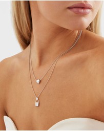 Najo - Love Lock Silver Pendant (45cm + 5cm ext)