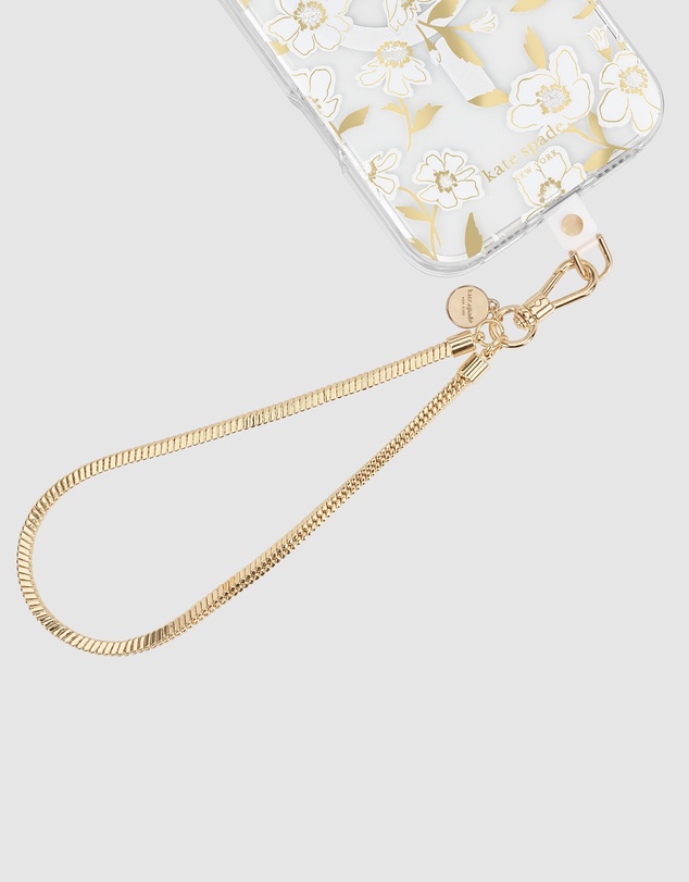 Kate Spade - Kate Spade Heart of Gold Phone Charm Wrist Strap