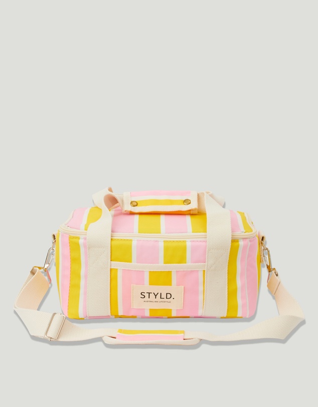STYLD. - Baby, Let's Go Outside Cooler Bag - Candy Stripe
