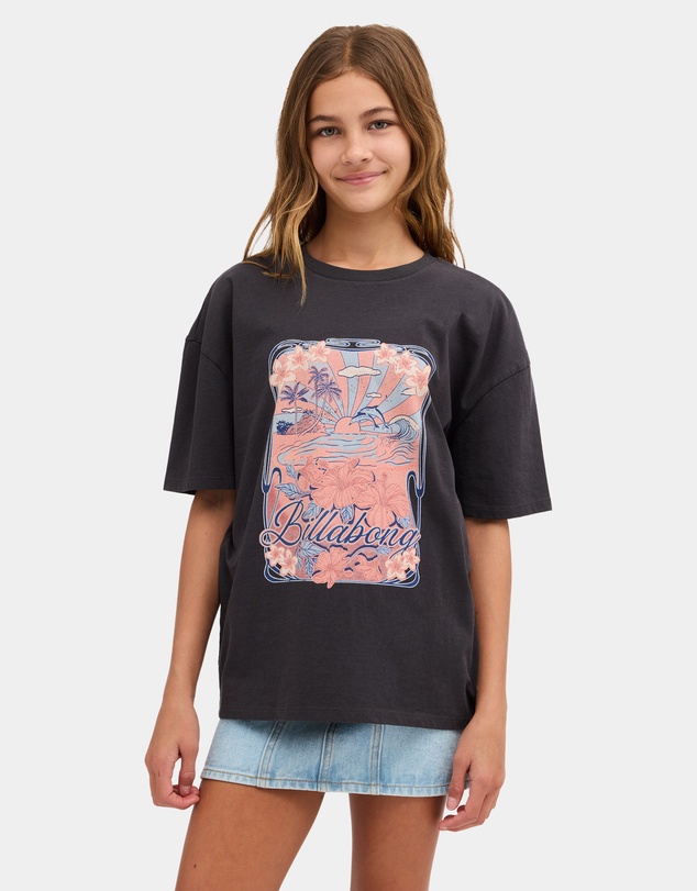 Billabong Kids - Girls 6 to 16 Sunset Drift Denim Skirt