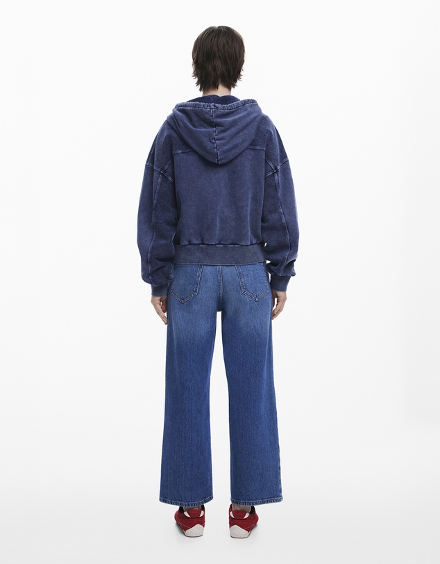 Desigual - Denim print sweatshirt