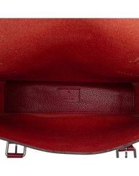 Pre-Loved by Azura Reborn - Pre-Loved Leather Bamboo Convertible Top Handle Bag