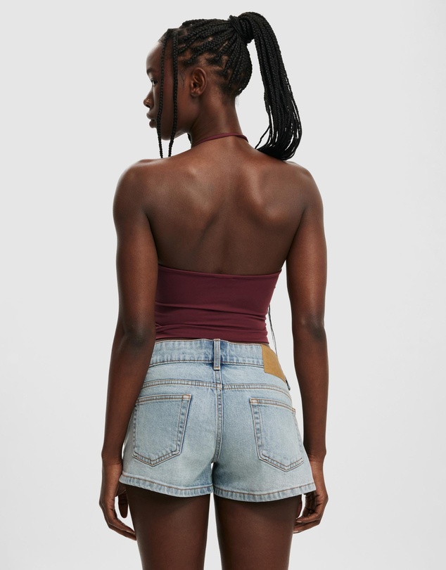 Cotton On - Micro Low Denim Shorts