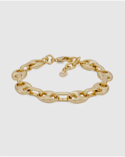 Skagen - Moderne Stak Gold Bracelet