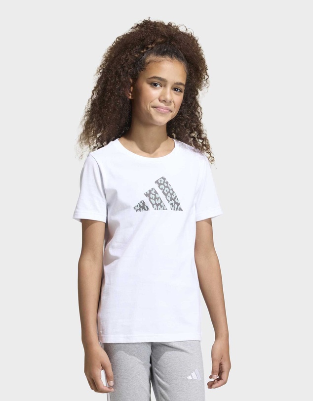 adidas Sportswear - Junior Girls Animal Print Graphic Tee