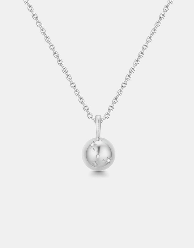 Ania Haie - Ania Haie Silver Mother of Pearl Pendant Necklace