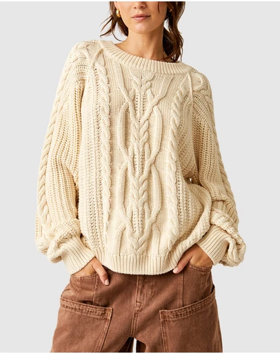Free People - Frankie Cable Sweater