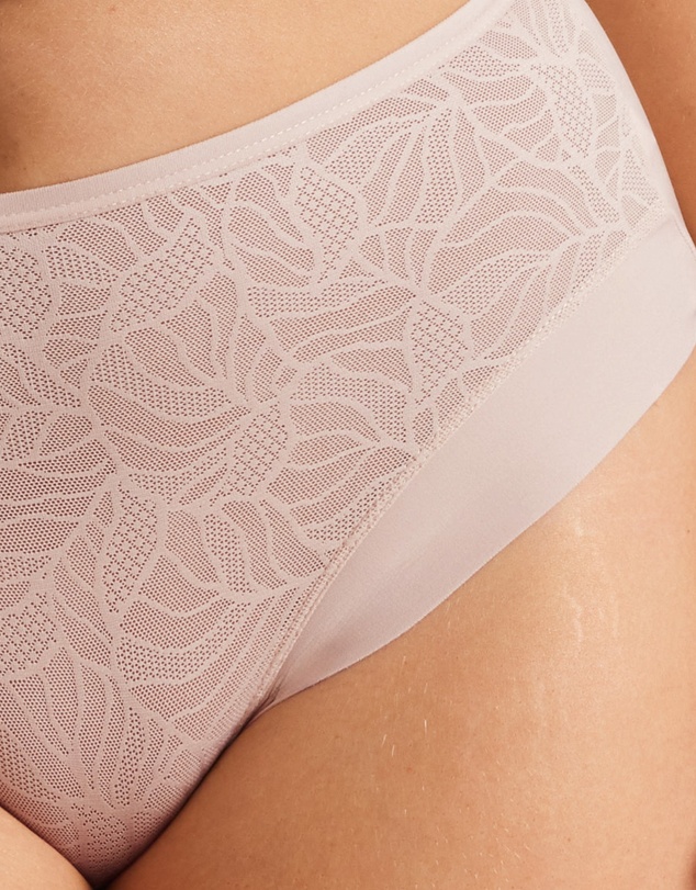 Kayser - 2 Pk Sleek & Smooth Lace Mid Rise