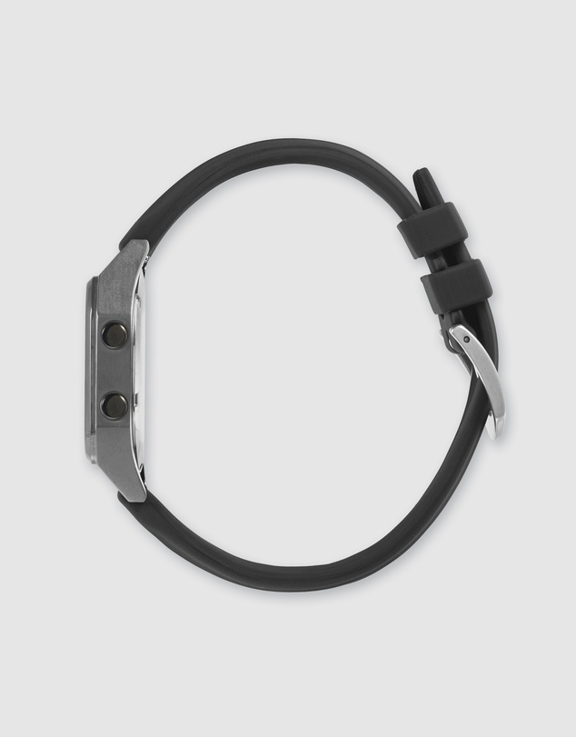 Maxum - Raglan Tide Watch – Gunmetal Case, Black Dial & Black Silicone Strap