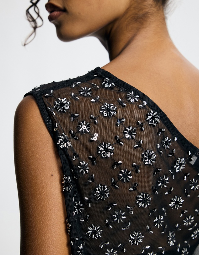 Lover - Isadora Asymmetric Sequin Top