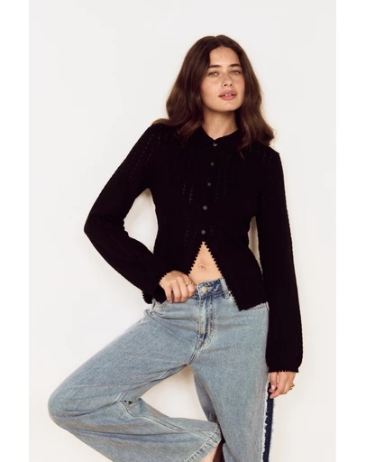 MINKPINK - Hanna Pointelle Cardigan