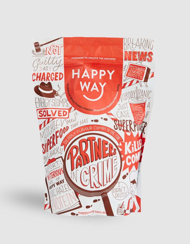 Happy Way - Chocolate Hazelnut Whey Protein Powder