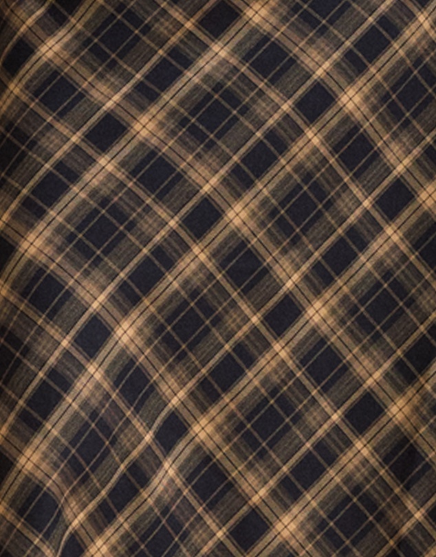 MVN - Wrap Plaid Skirt