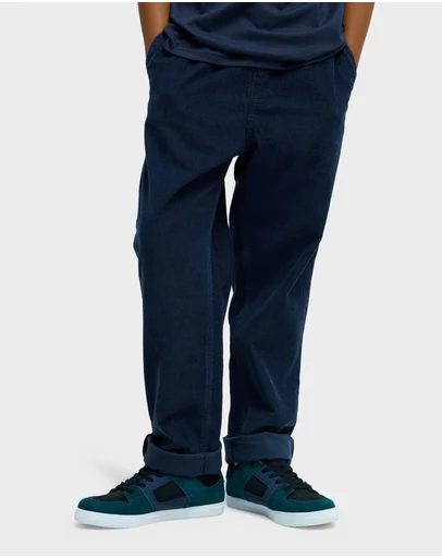 Quiksilver - Boys 8 to 16 Taxer Corduroy Cargo Pants