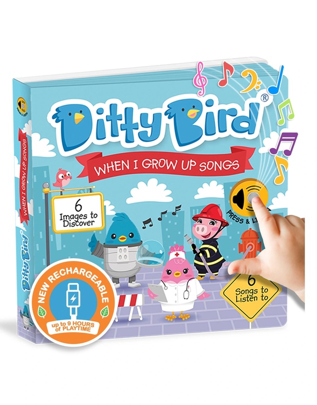 Ditty Bird - When I Grow Up Songs Board Book