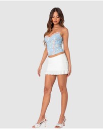 EDIKTED - Talulla Cupped Lace Up Corset