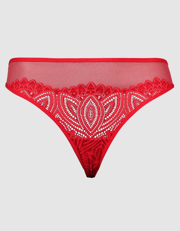 Sans Complexe - Lisa High Cut Brazilian Lace Brief