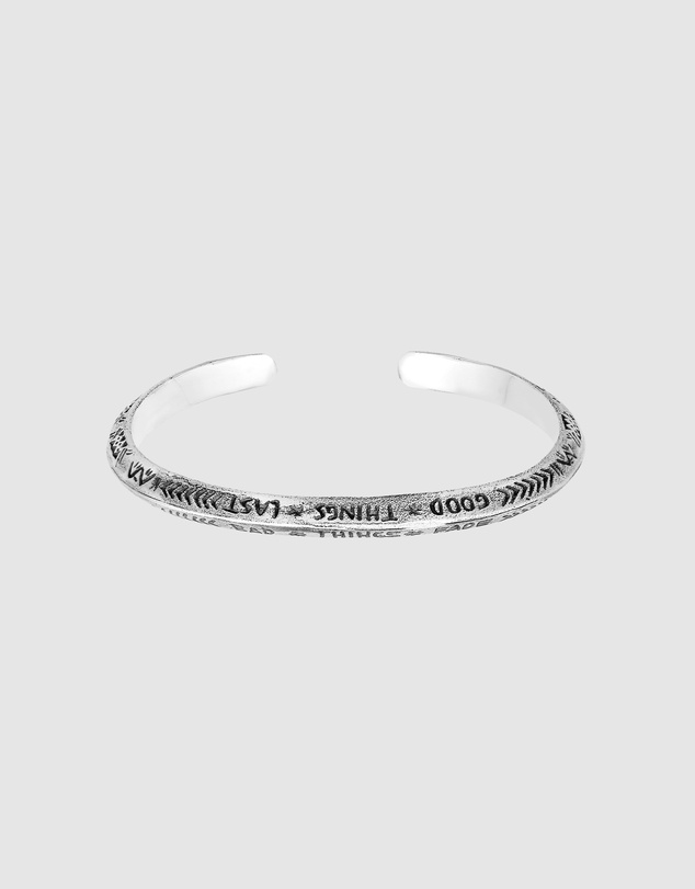 Haze & Glory - ICONIC EXCLUSIVE - Good Things Bangle in Oxidised 925 Silver