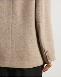 Atmos&Here - Ethel Wool Blend Oversized Blazer