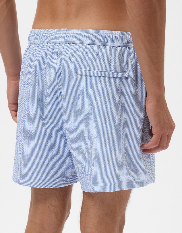 AERE - Seersucker Stripe Swim Shorts