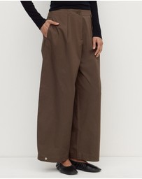 Assembly Label - Jasmine Cotton Adjustable Barrel Leg Pants